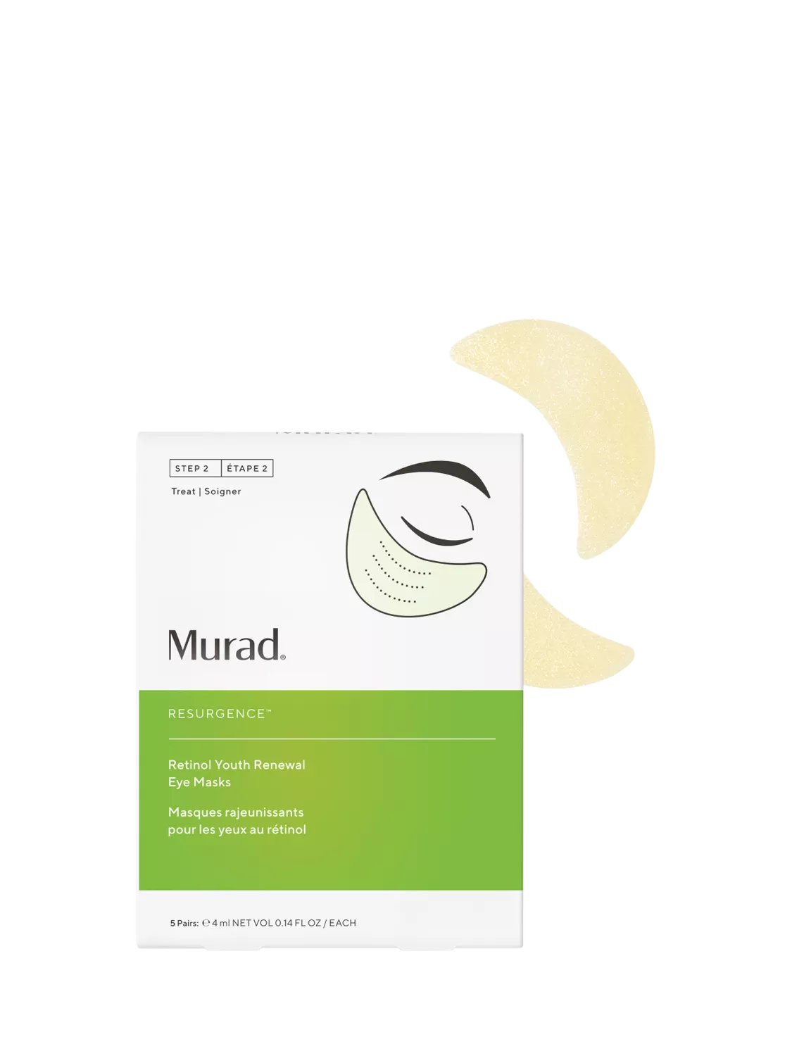 Murad Retinol Youth Renewal Eye Masks pack of 5 (British brand)