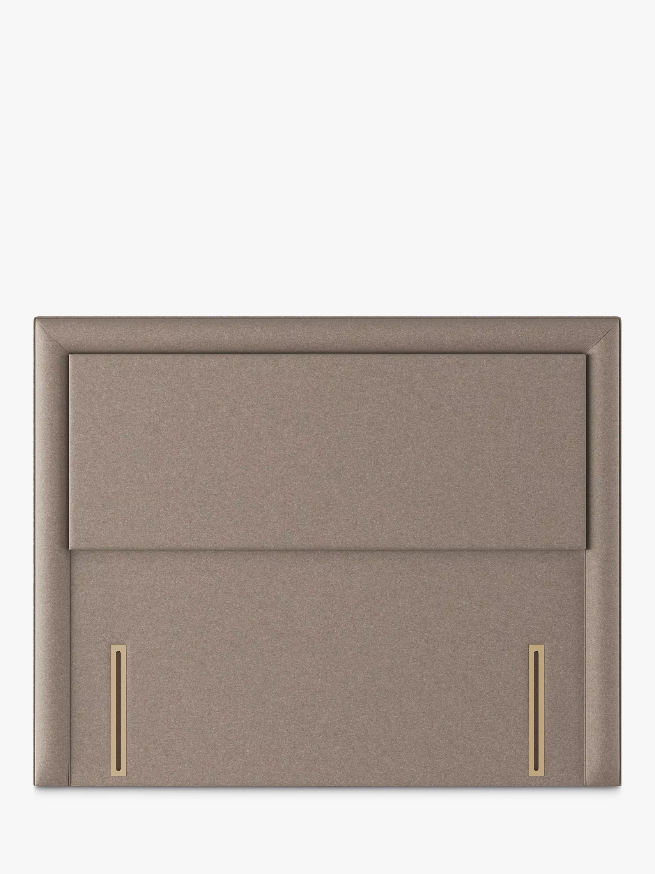 Sealy Beetham Full Height Upholstered Headboard, Double, Latte