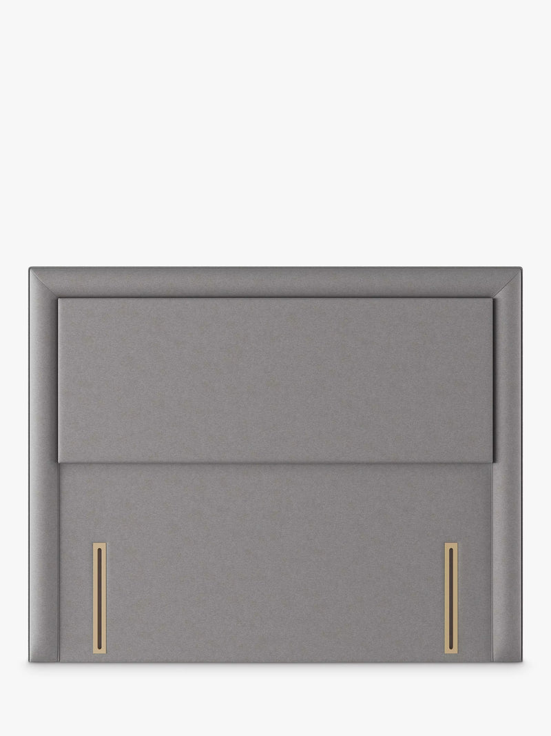 Sealy Beetham Full Height Upholstered Headboard, Double, Silver Fox