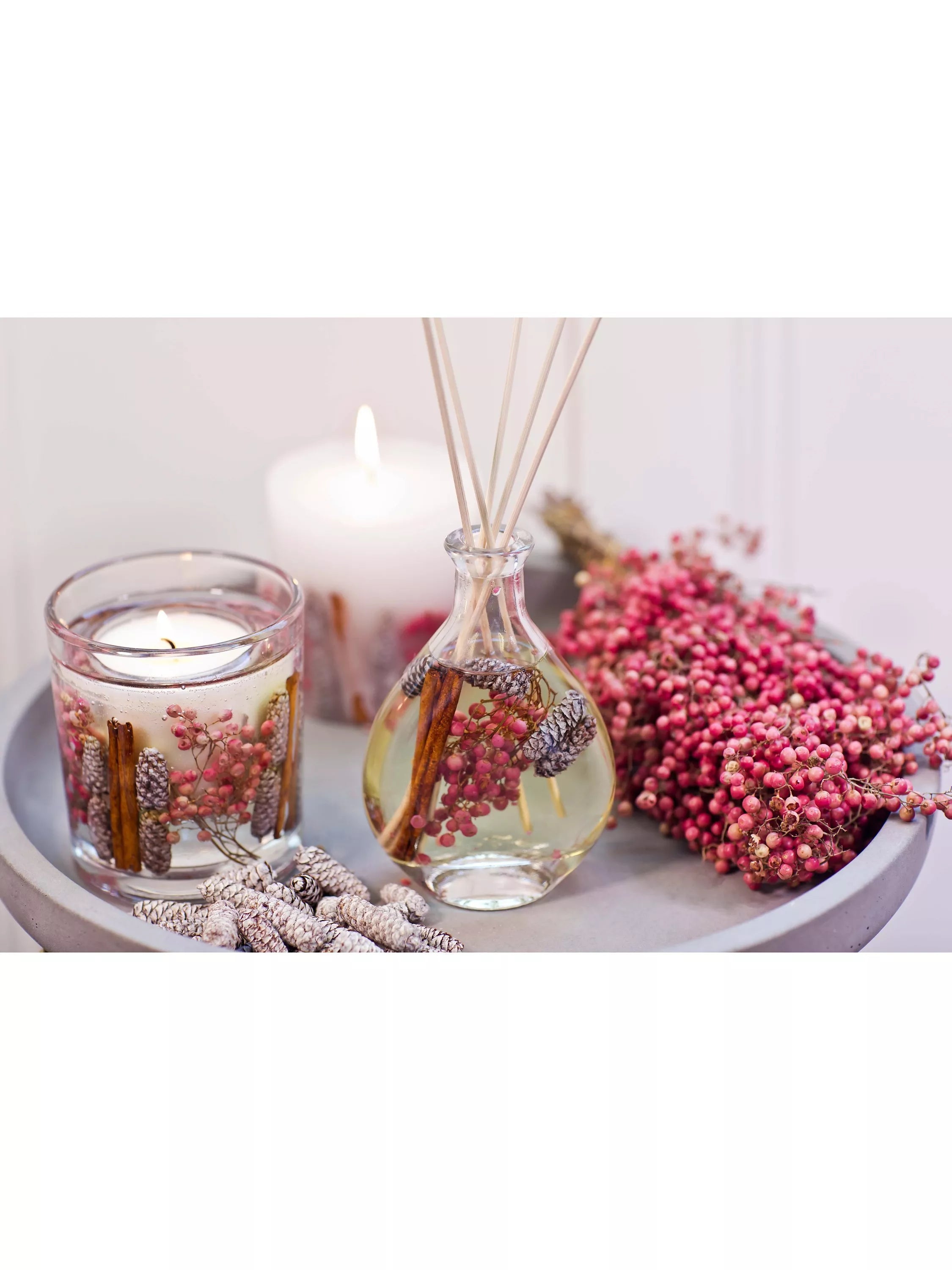 Stoneglow Goji Berry & Rose reed diffuser 180ml (British brand)