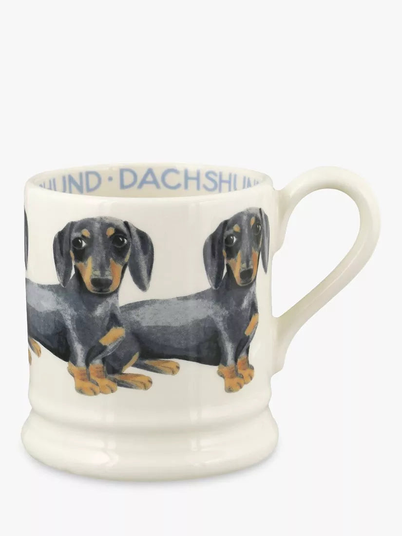 Emma Bridgewater Dachshund half pint mug, imported from the UK