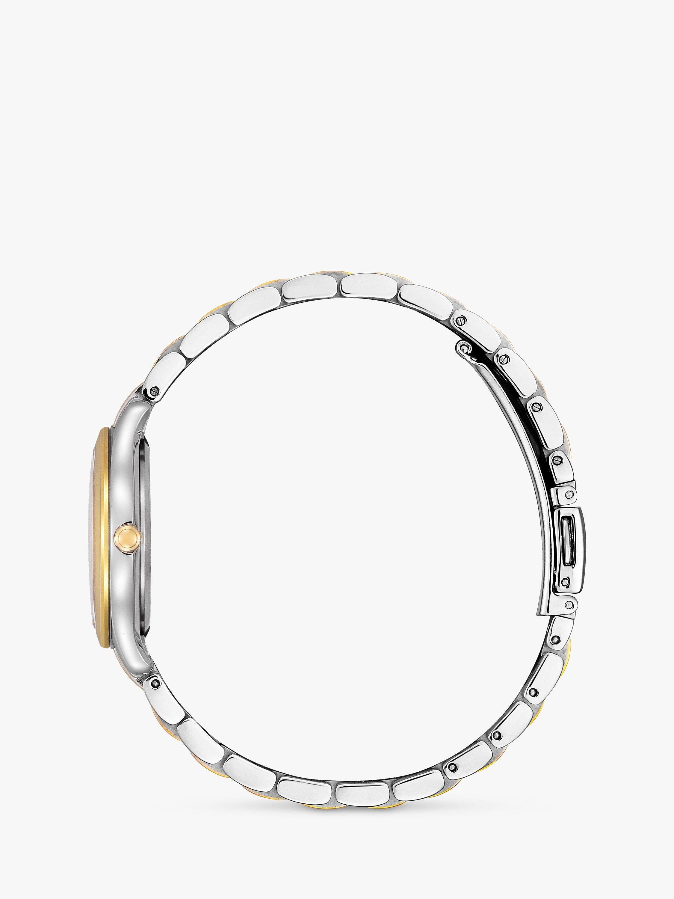 Citizen Silhouette women's Eco-Drive diamond bracelet watch, UK version