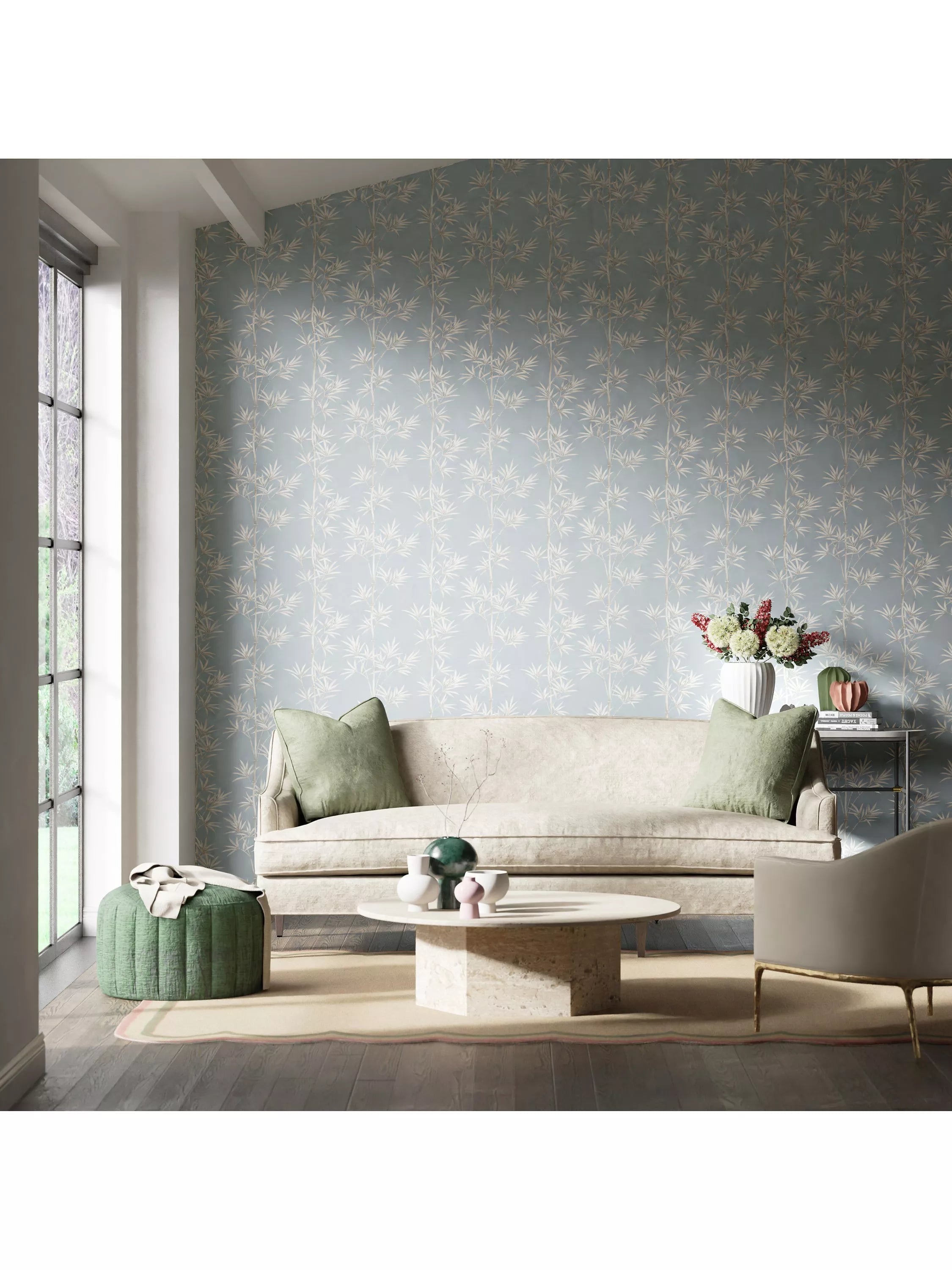 Harlequin Isabella wallpaper bamboo stripe 10mx52cm - British product