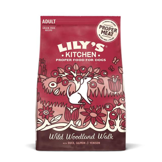 Lily's Kitchen Dog Duck Salmon & Venison Wild Woodland Walk Adult Dry Food   2.5kg