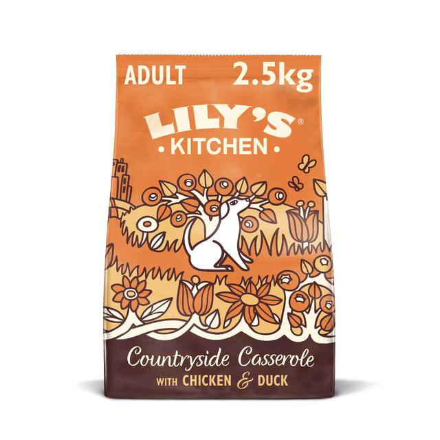 Lily's Kitchen Dog Chicken & Duck Countryside Casserole Adult Dry Food   2.5kg GOODS M&S   