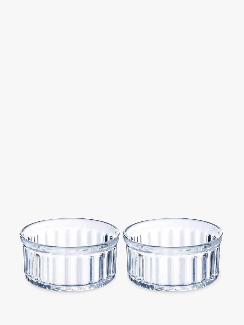 Pyrex glass ramekins, pack of 2, 10cm (British brand)