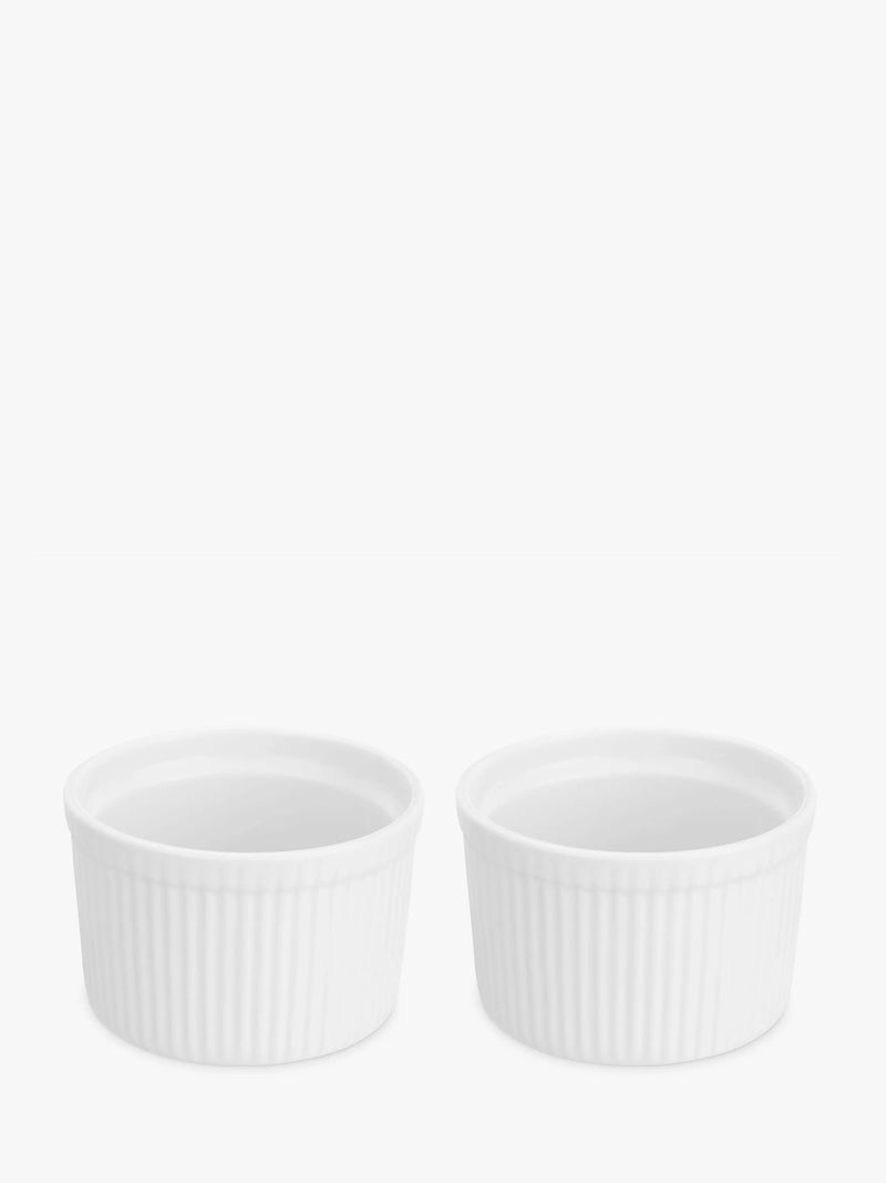 John Lewis white porcelain ramekin 10cm pack of 2 - British product