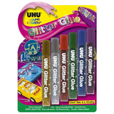 UHU Glitter Glue Original 10ml   6 per pack GOODS M&S   