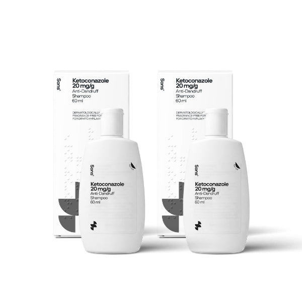 Sons ketoconazole anti-dandruff shampoo 60ml, imported from the UK