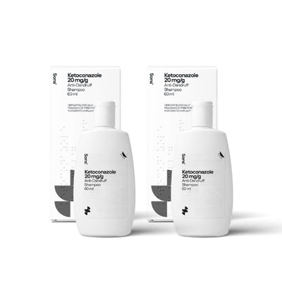 Superdrug Sons Ketoconazole Anti-Dandruff Shampoo 20mg/g 2 x 60ml- Buy online at McGrocer