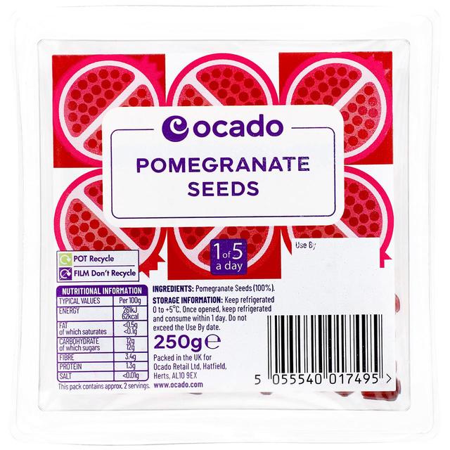 Ocado Pomegranate Seeds   250g GOODS M&S   