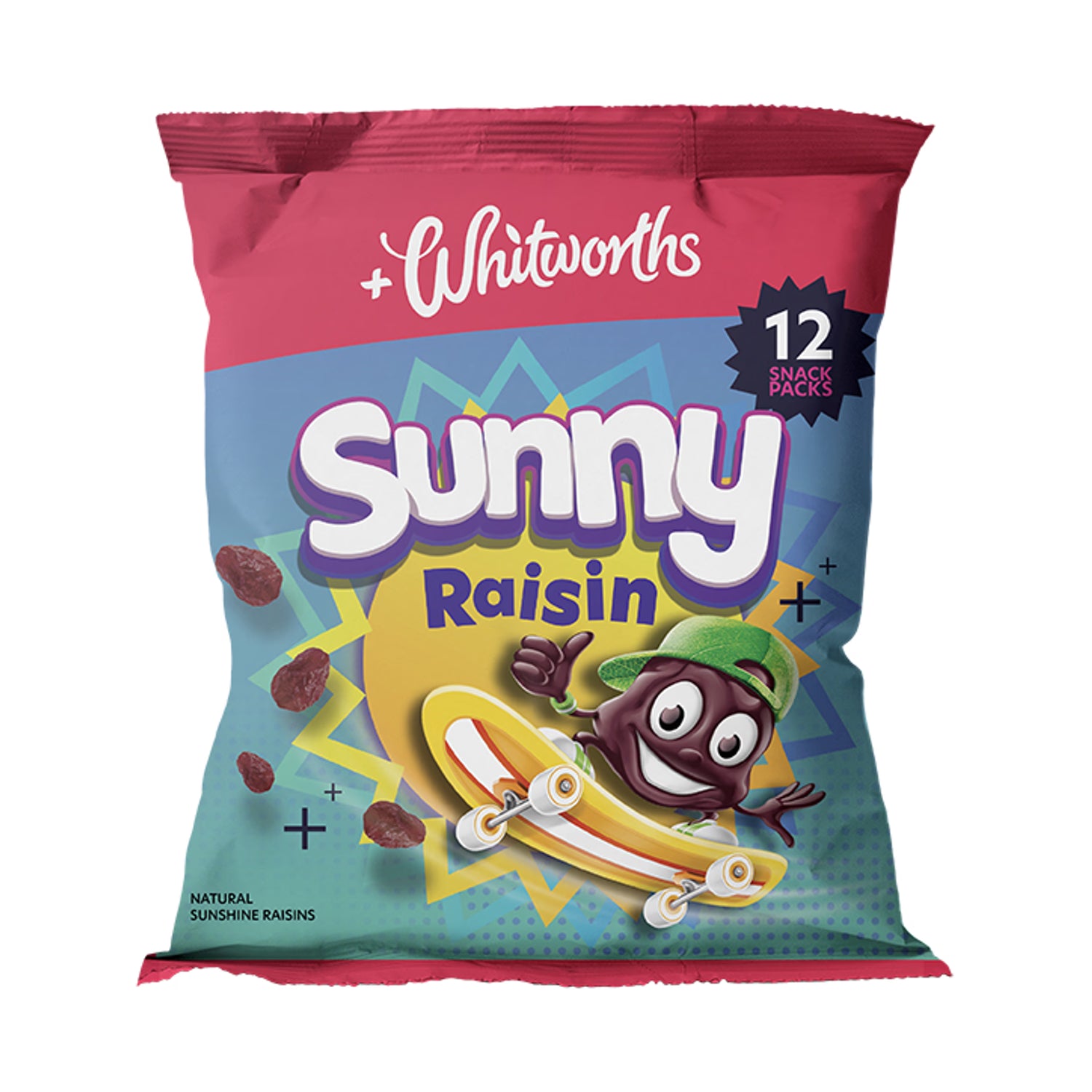 Whitworths Sunny Raisins 12x14g pack - British product