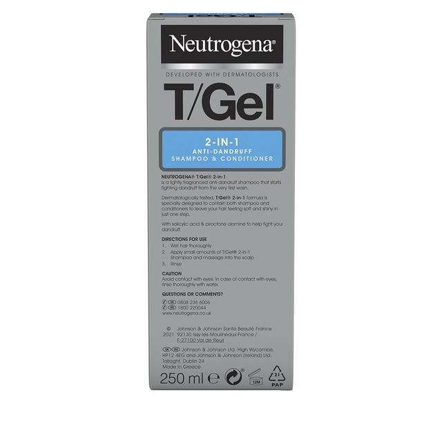 Neutrogena T-Gel 2in1 Shampoo & Conditioner   250ml GOODS M&S   