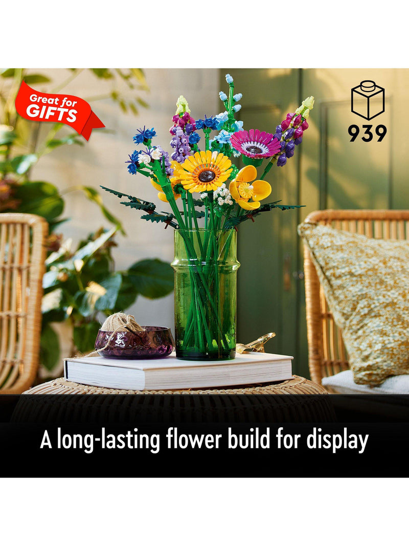 LEGO Botanicals wildflower and pink bouquet (British brand)