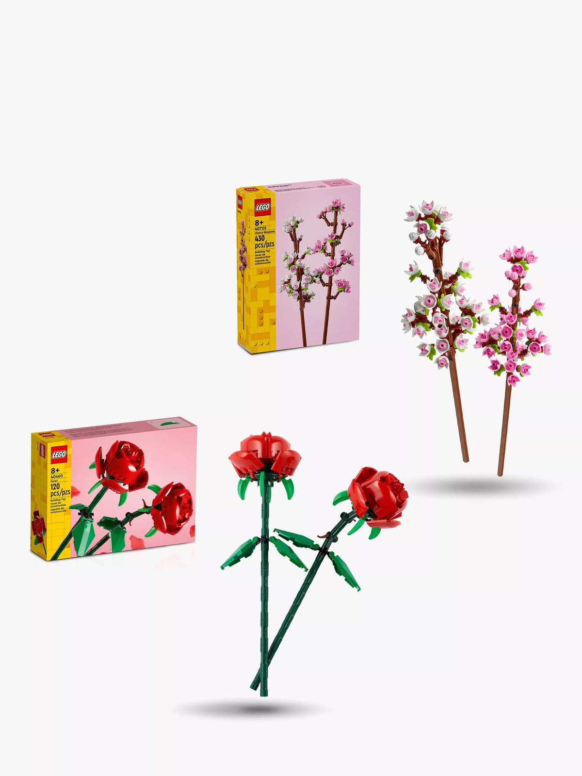 LEGO Cherry Blossoms and Flower Bouquet bundle (British brand)