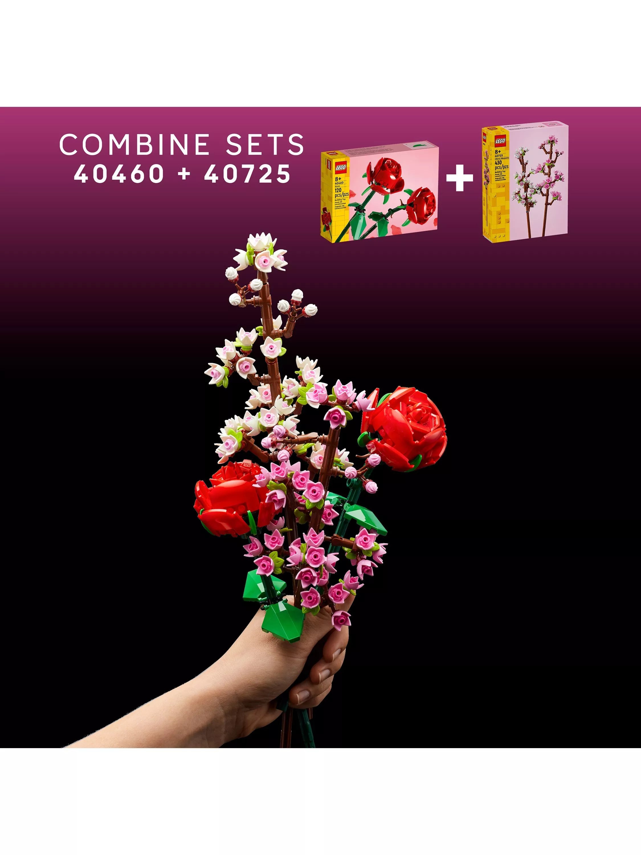 LEGO Cherry Blossoms and Flower Bouquet bundle (British brand)