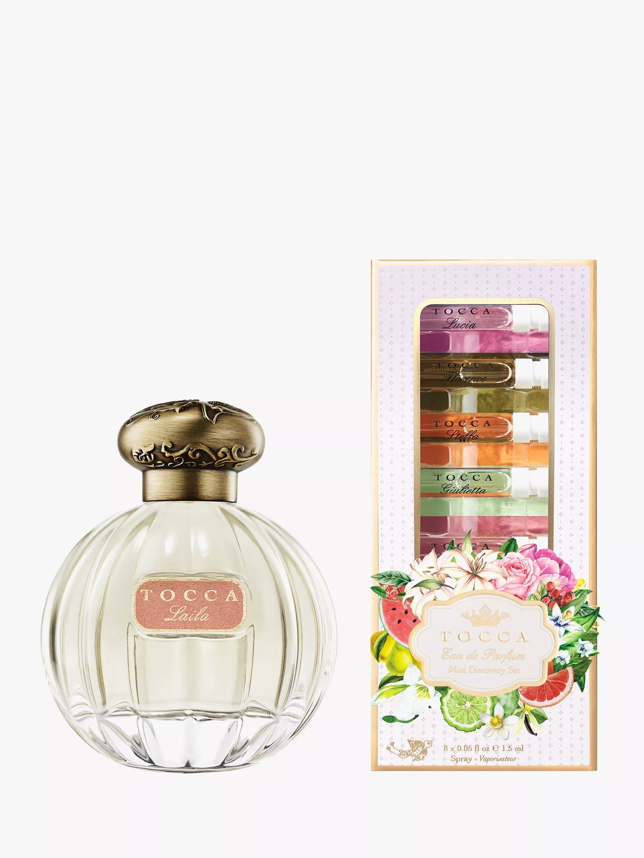 TOCCA Laila Eau de Parfum 100ml bundle with free gift set - British product