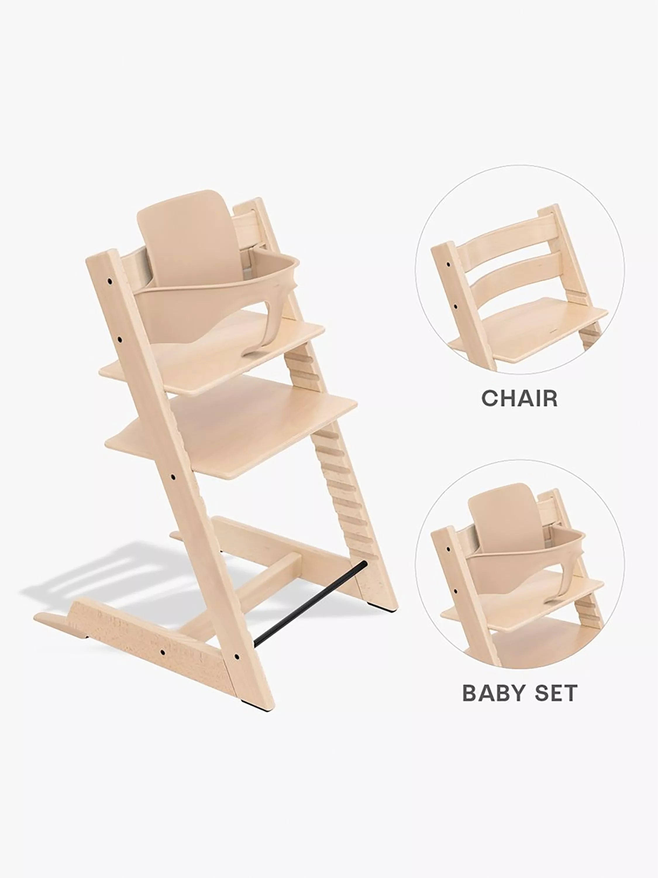 Stokke Tripp Trapp highchair Storm Grey (British brand)