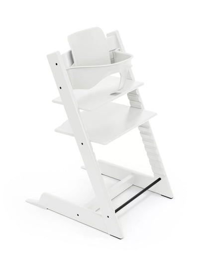 John Lewis Stokke Tripp Trapp Highchair & Baby Set² Bundle, White- Buy online at McGrocer