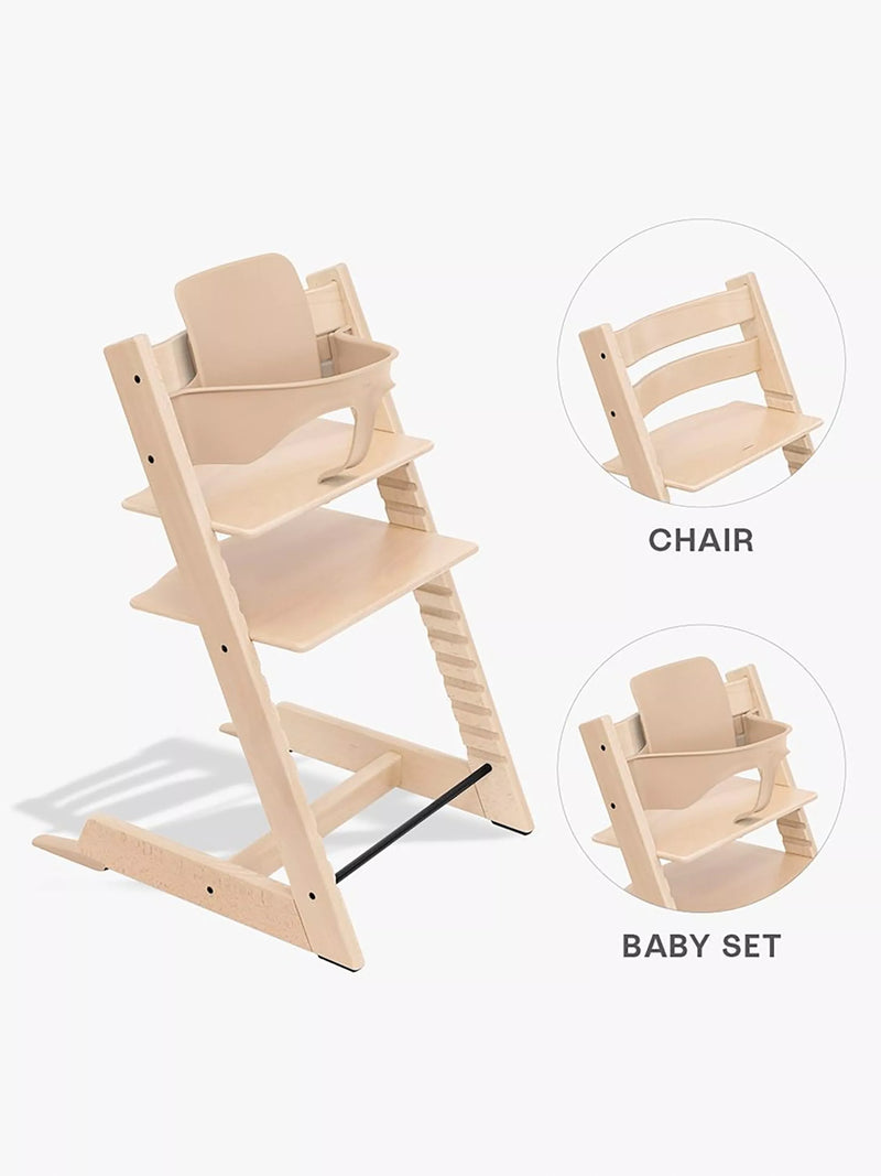 Stokke Tripp Trapp highchair Baby Set² white, imported from the UK