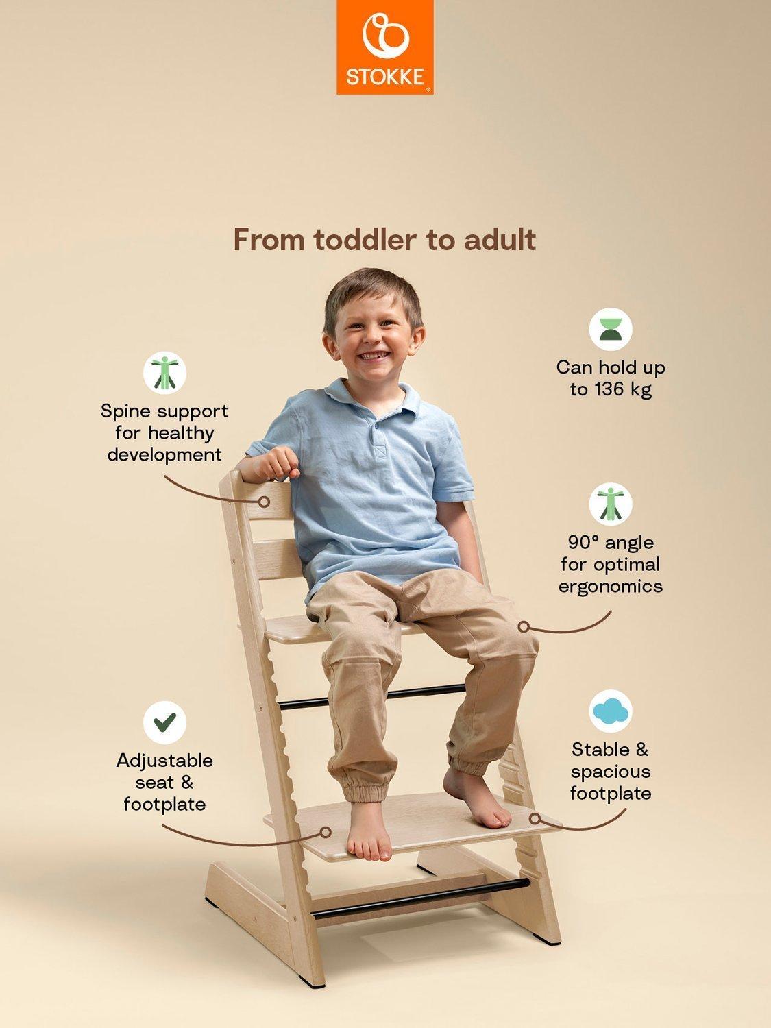 Stokke Tripp Trapp highchair Baby Set² white, imported from the UK