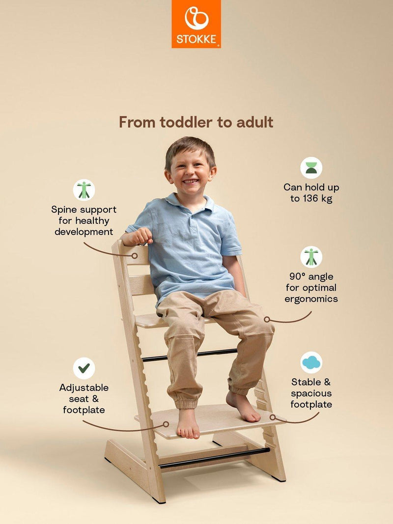 Stokke Tripp Trapp highchair Baby Set² white, imported from the UK