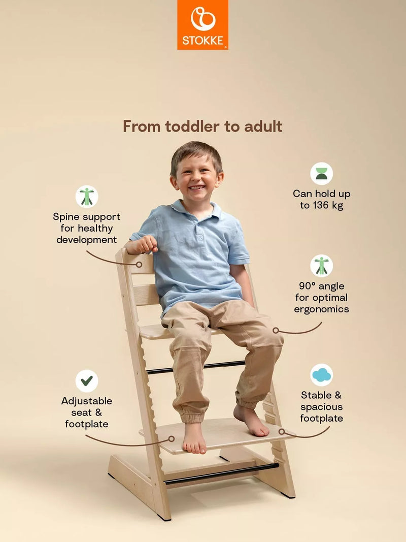 Stokke Tripp Trapp highchair Baby Set² white, imported from the UK