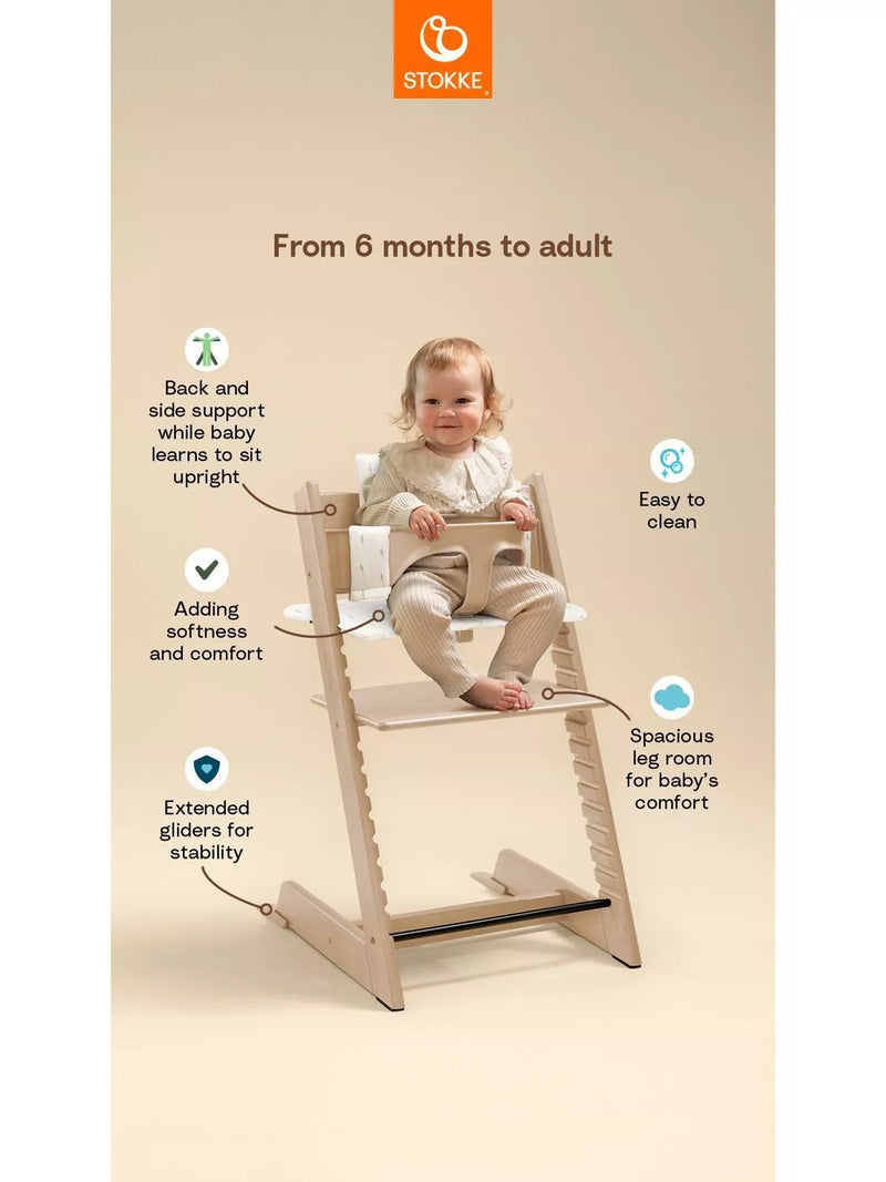 Stokke Tripp Trapp highchair Baby Set² cushion natural - British product