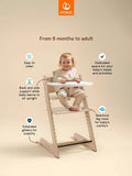 Stokke Tripp Trapp highchair baby set tray Storm Grey (British brand)
