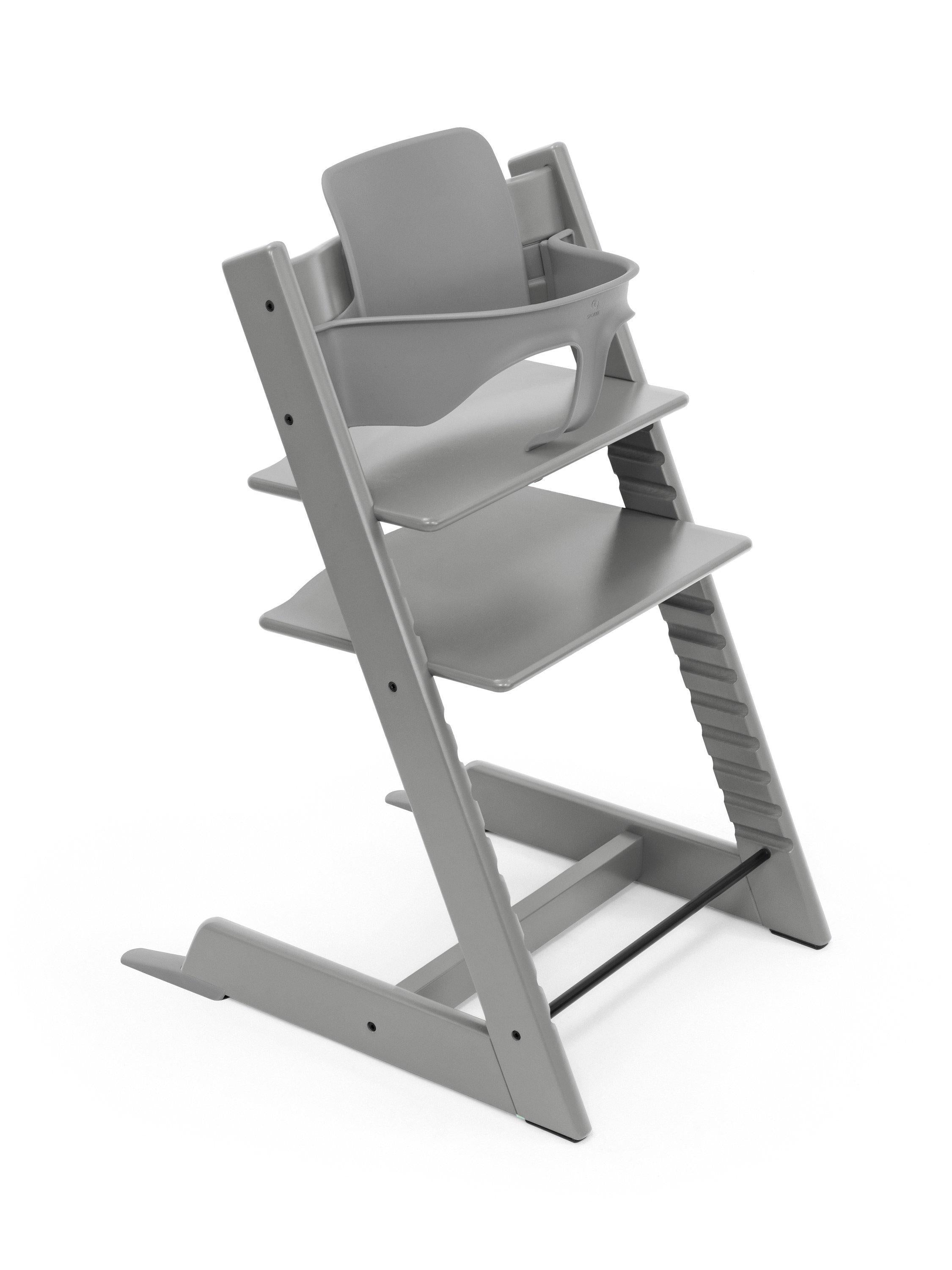 Stokke Tripp Trapp highchair bundle with newborn baby set - British product