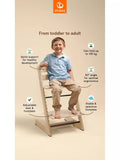 Stokke Tripp Trapp highchair bundle white with Newborn Set - British product