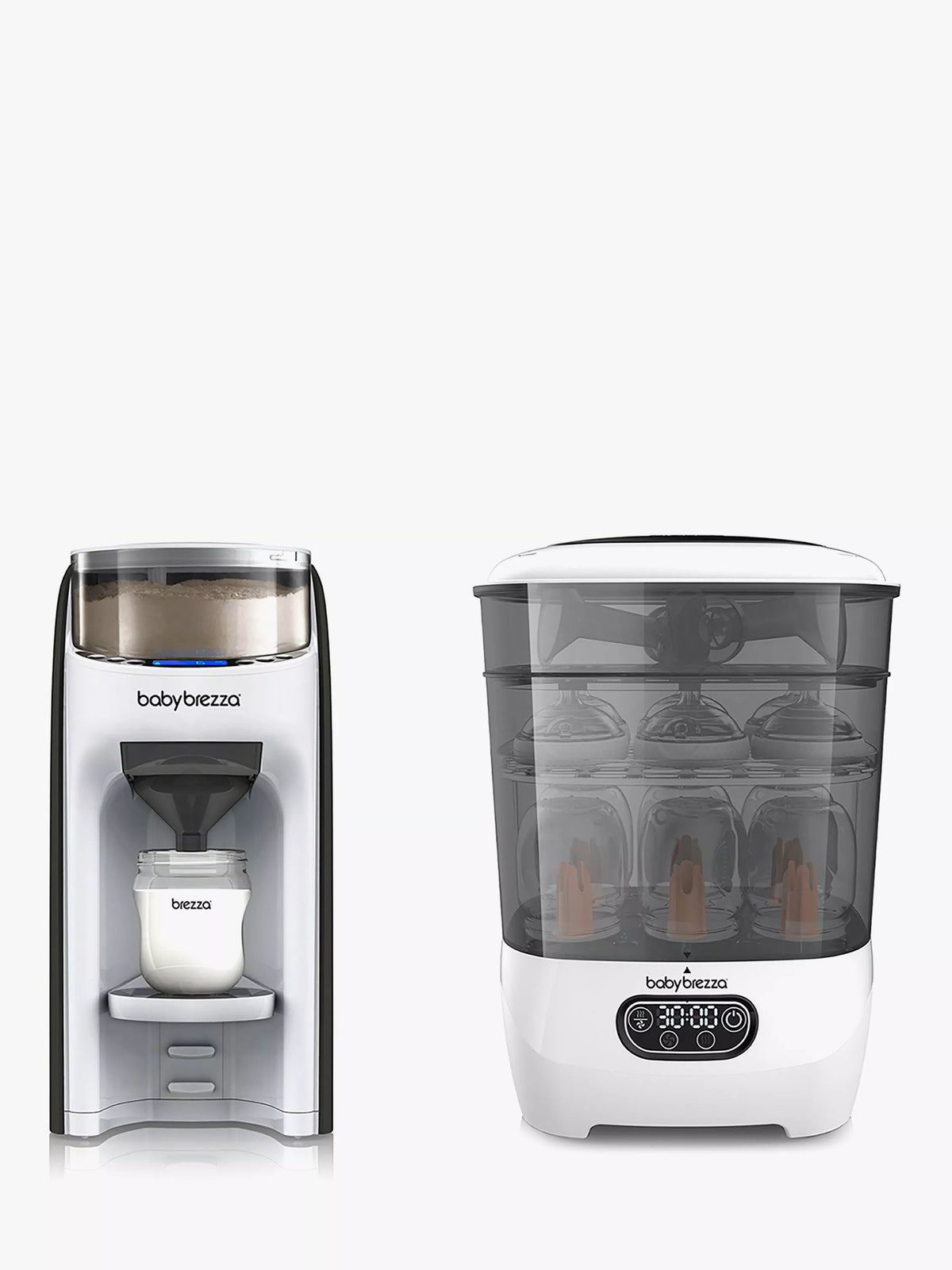 Baby Brezza Advanced formula maker and steriliser dryer, imported from the UK