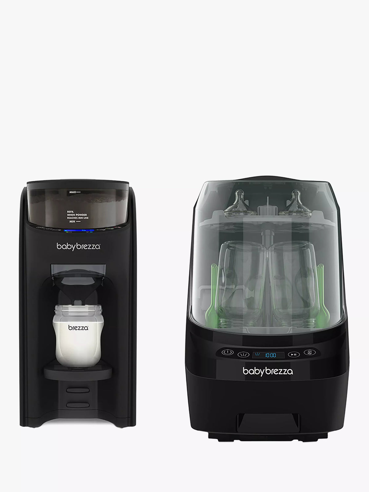 Baby Brezza Formula Pro Advanced bottle washer set black (British brand)