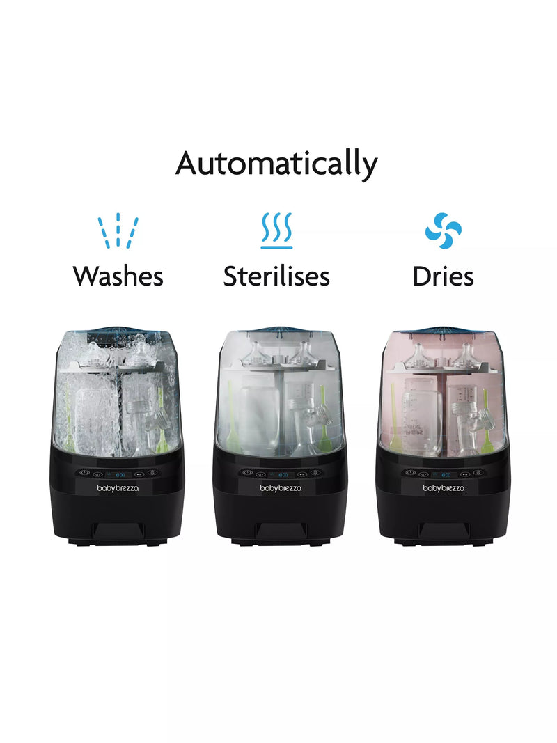 Baby Brezza Formula Pro Advanced bottle washer set black (British brand)