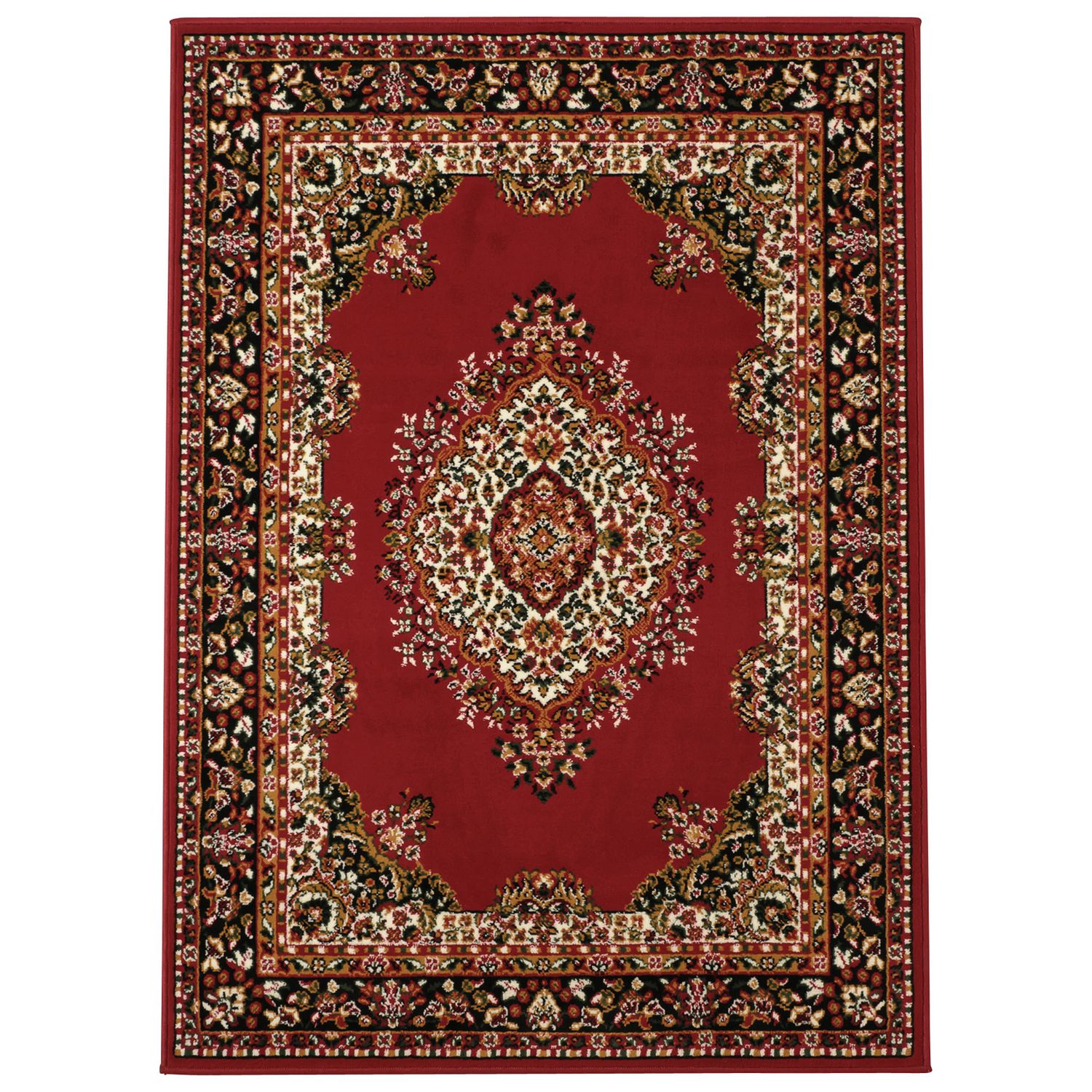 Argos Home Traditional Red Cut Pile Rug 120x160cm - British product