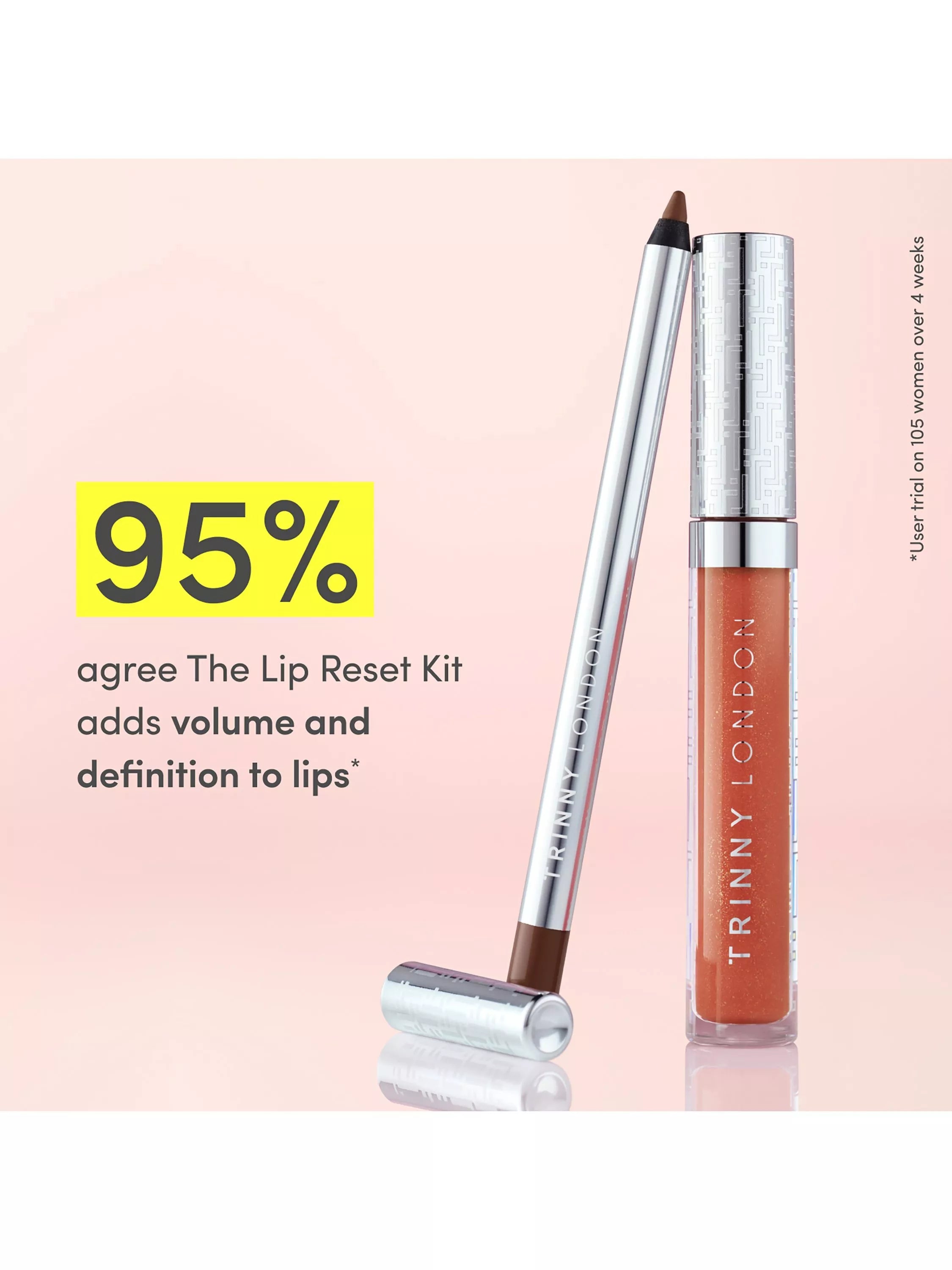 Trinny London lip liner and lip oil set, Mia and Teal - British product