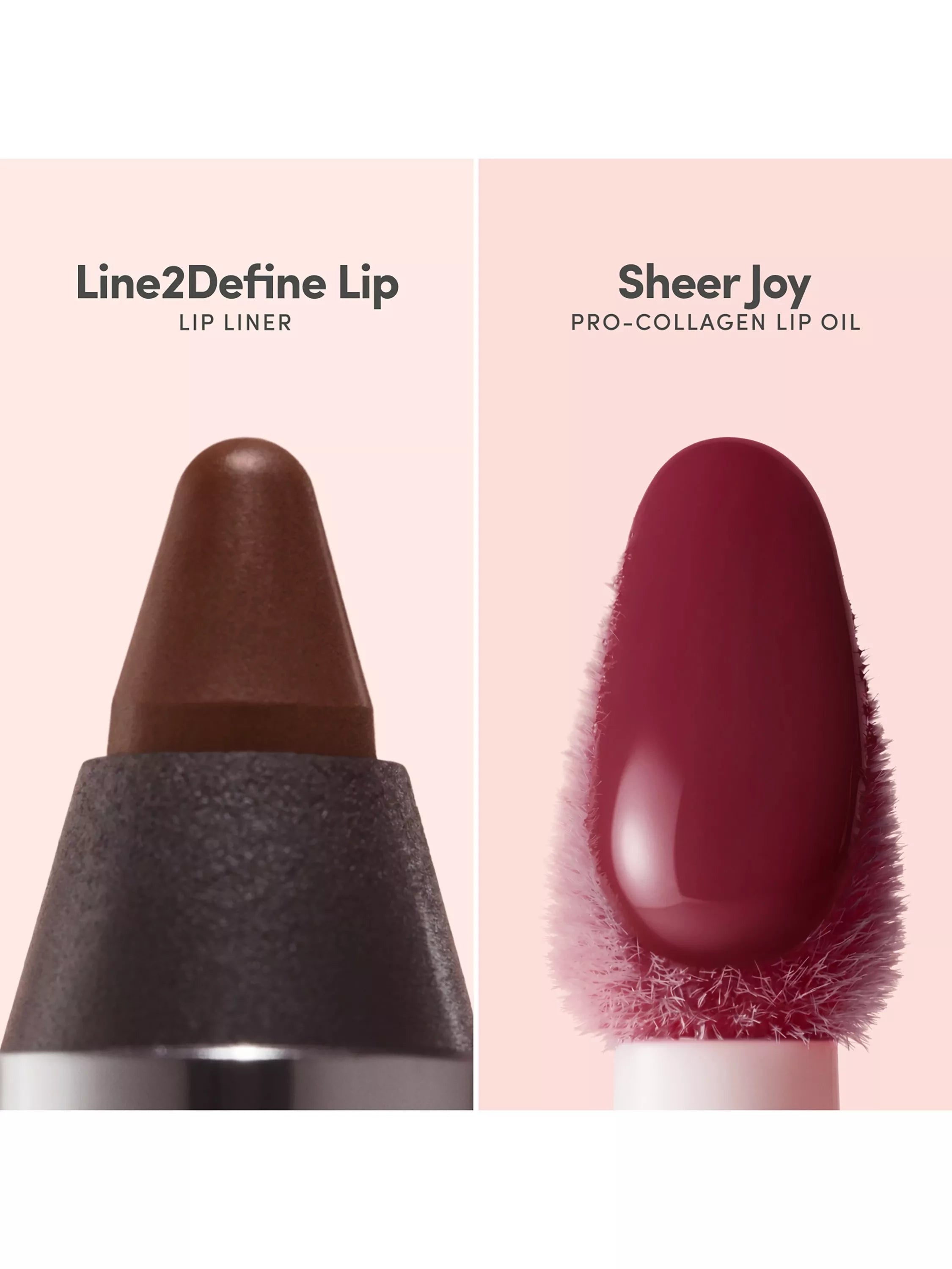 Trinny London lip liner and lip oil bundle in Pauline and Lyla (British brand)