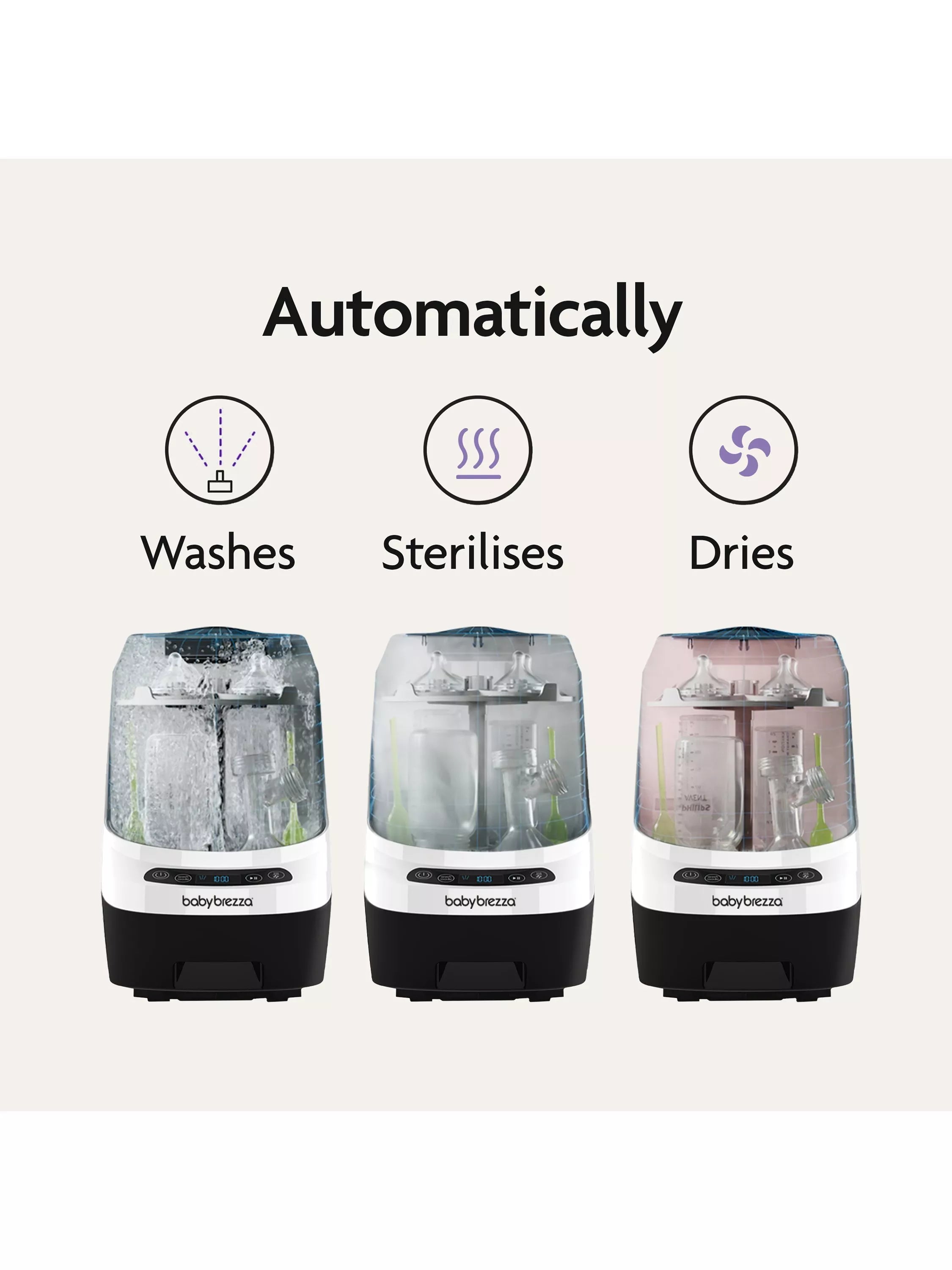 Baby Brezza Bottle Washer Pro Bundle Graphite - British product
