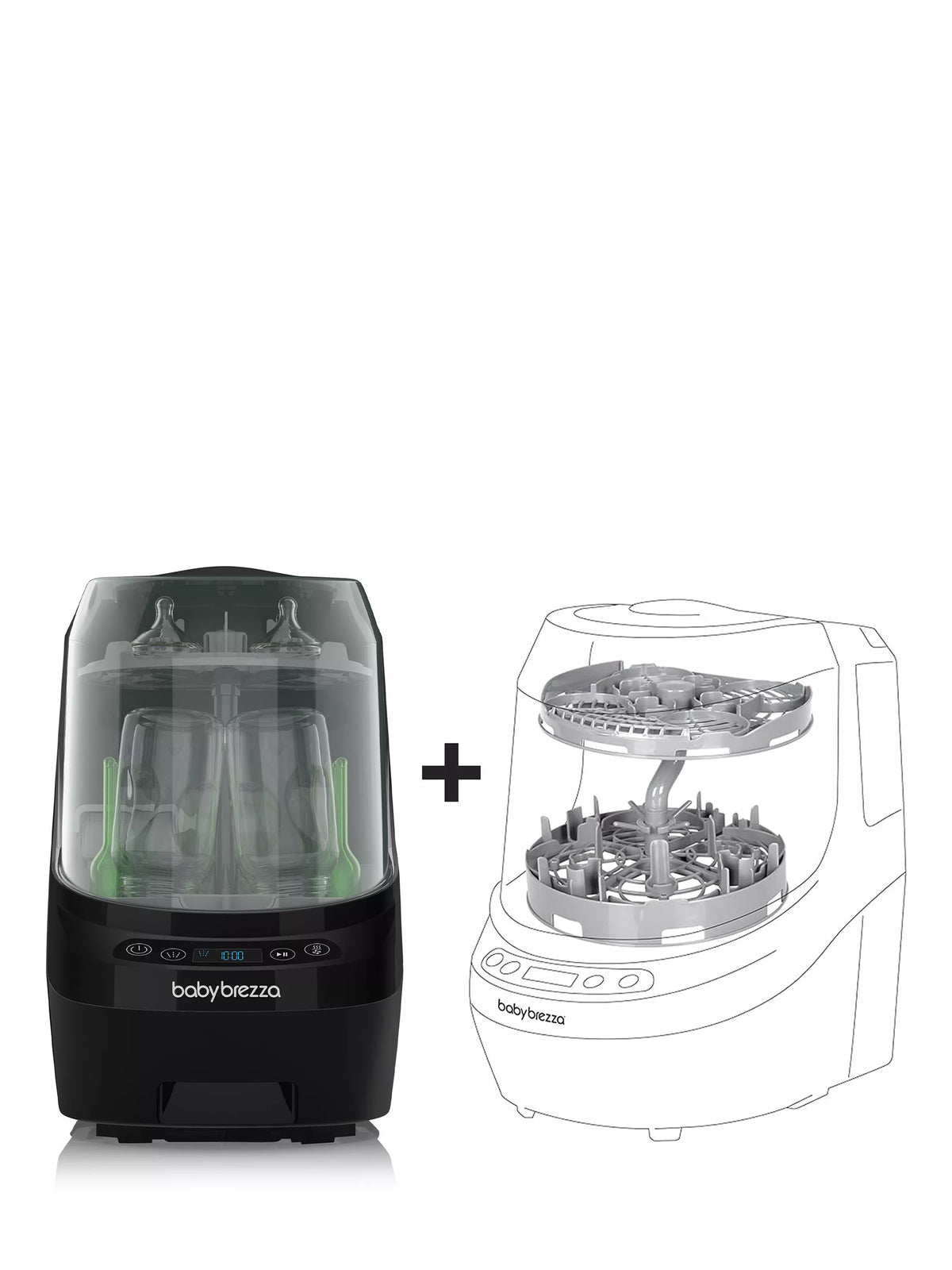 Baby Brezza Bottle Washer Pro Bundle Black, UK version