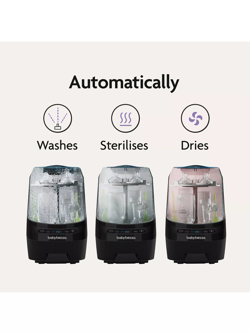 Baby Brezza Bottle Washer Pro Bundle Black, UK version