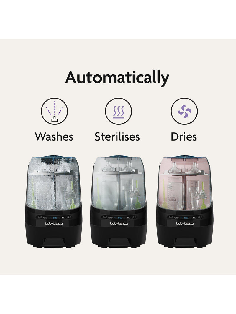Baby Brezza Bottle Washer Pro Bundle Black, UK version