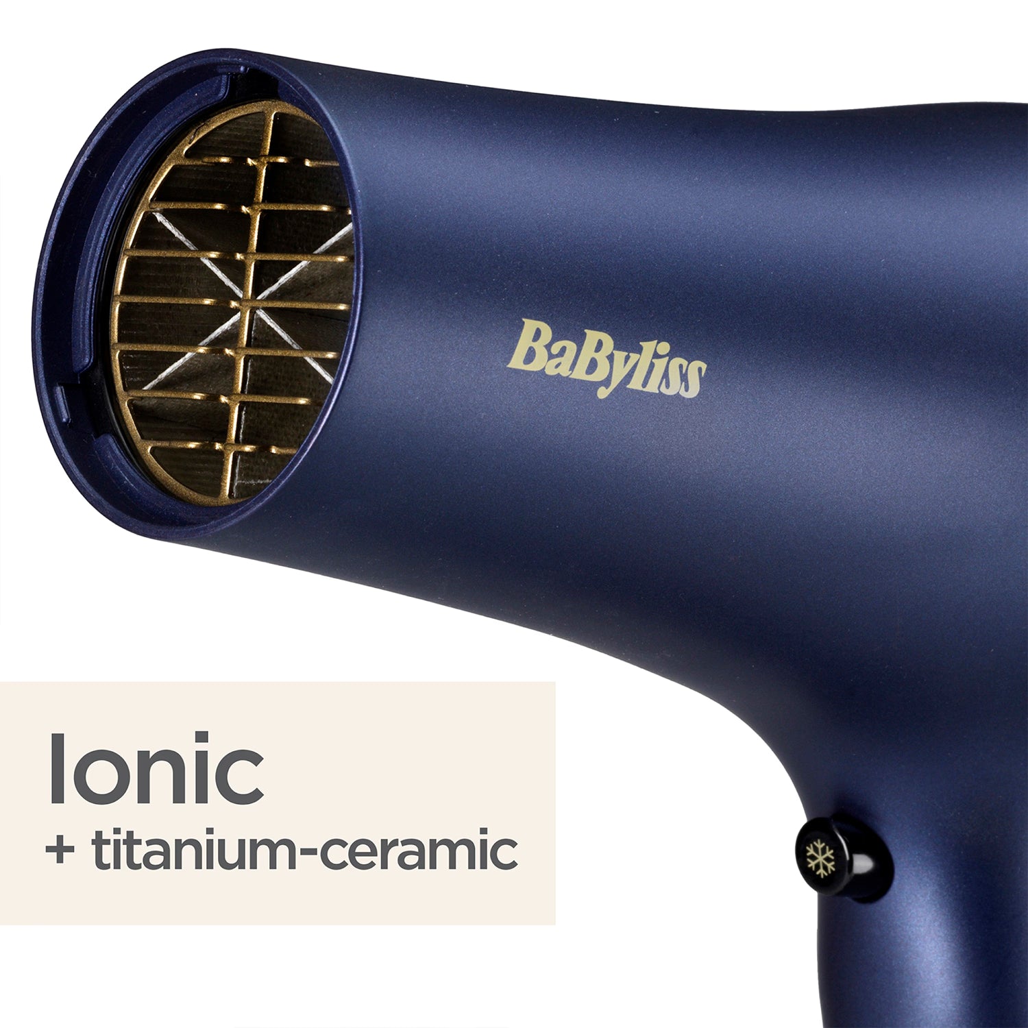 BaByliss Midnight Luxe 2300W hair dryer (British brand)