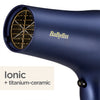 BaByliss Midnight Luxe 2300W hair dryer (British brand)