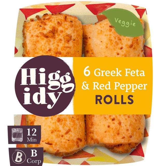 Higgidy Feta & Red Pepper Veggie Rolls   160g