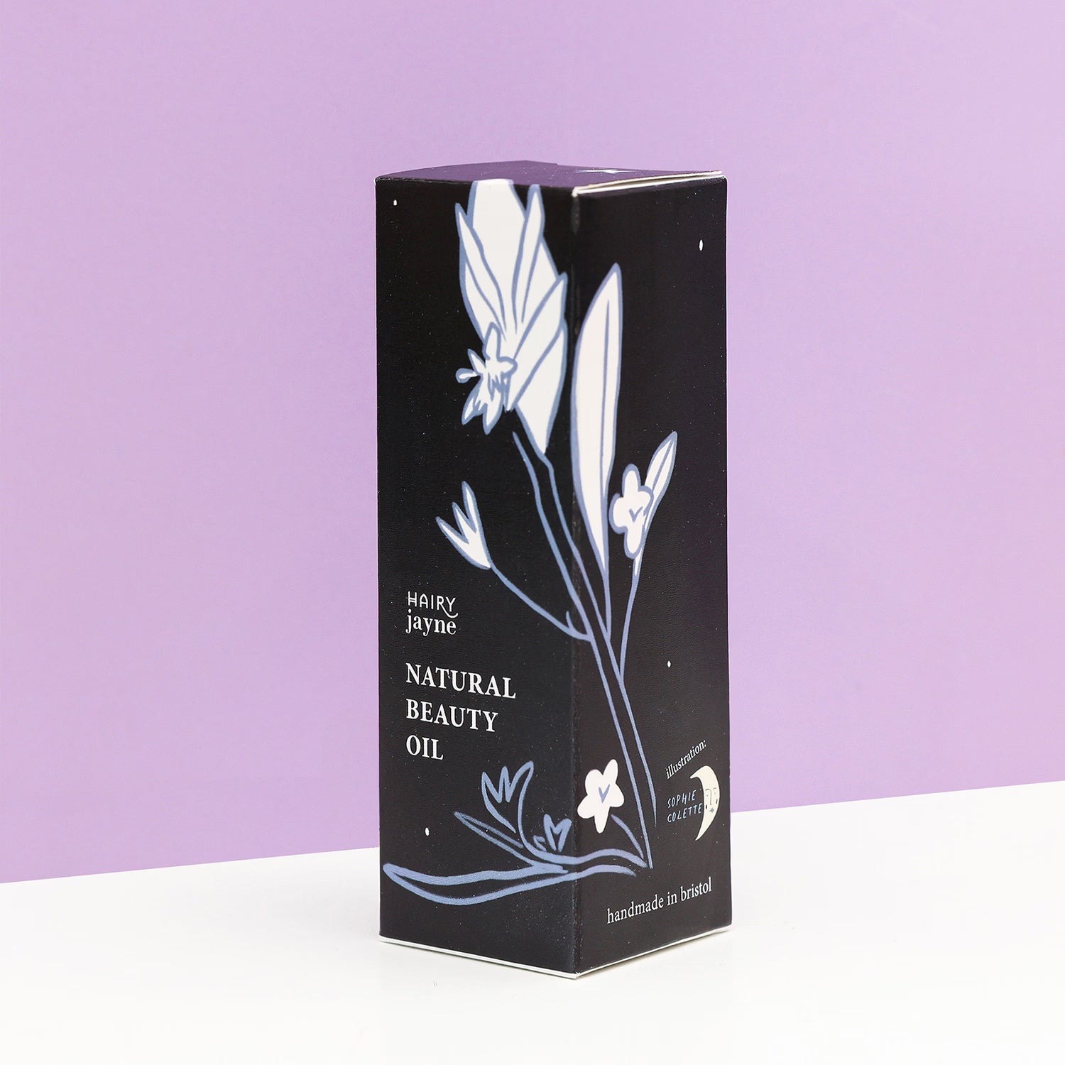 Natural beauty oil for hair and skin, British product