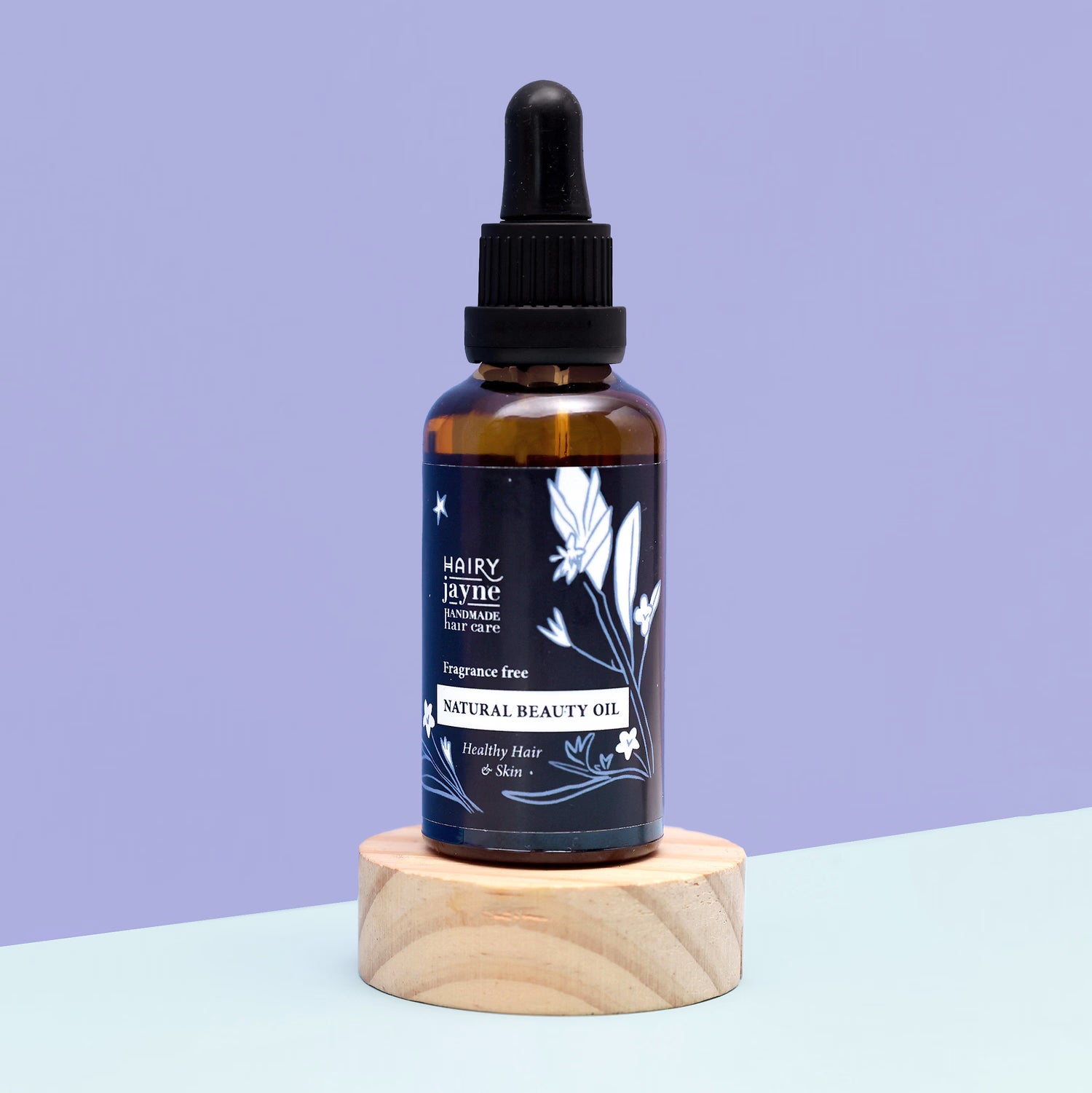 Natural beauty oil for hair and skin, British product