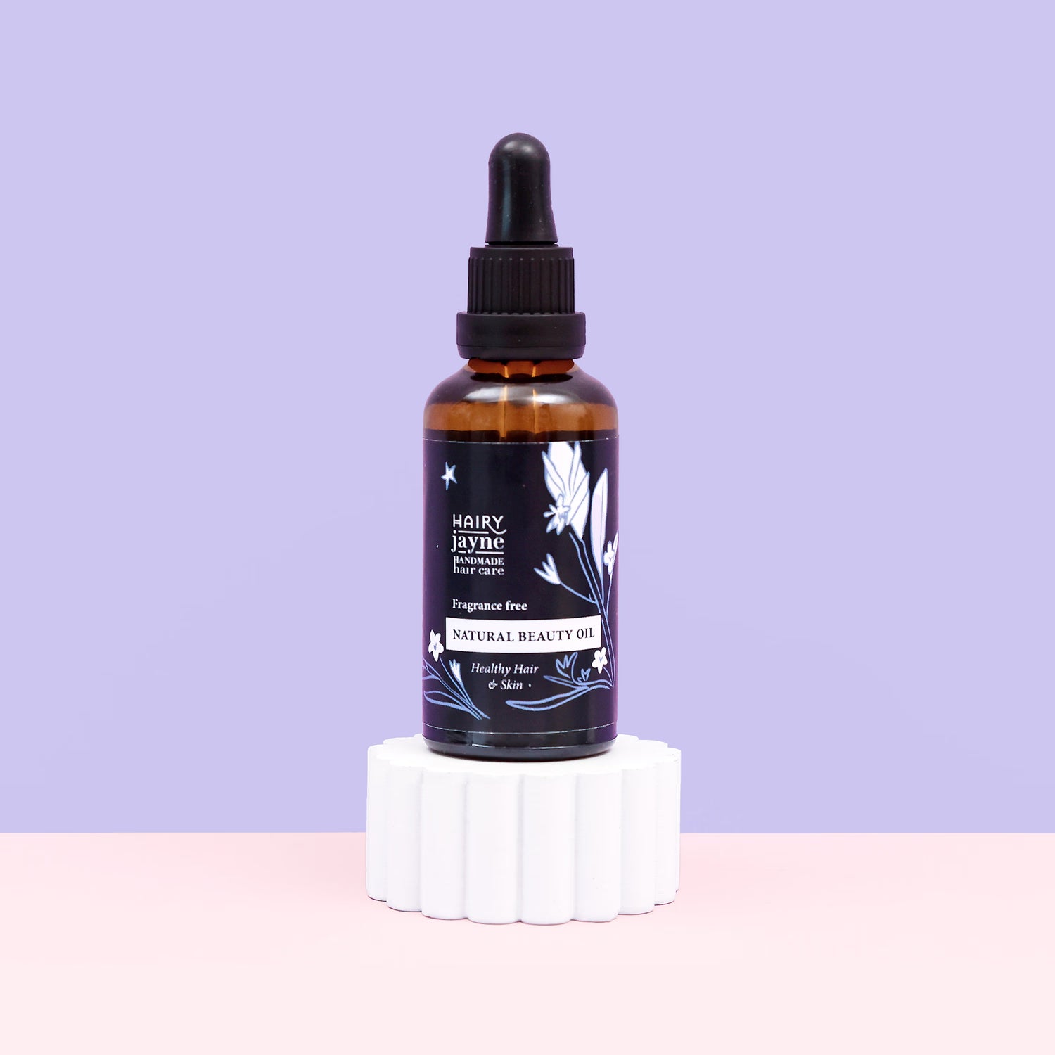Natural beauty oil for hair and skin, British product