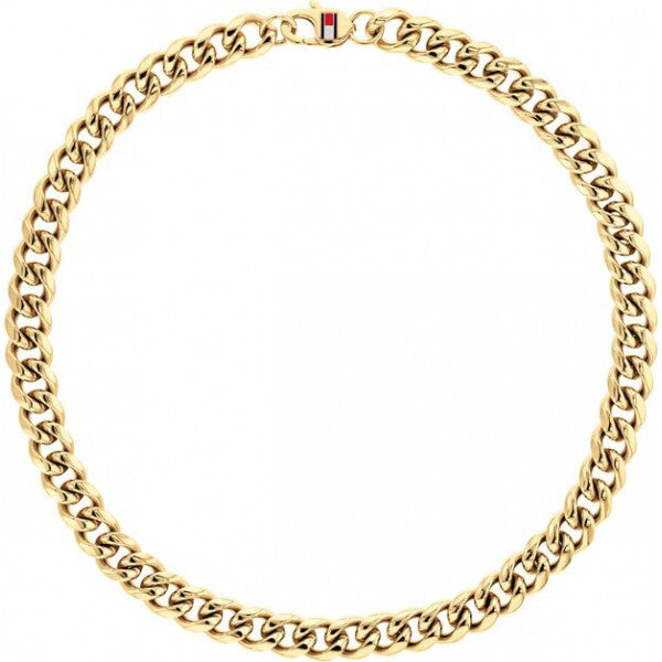 Tommy Hilfiger gold men's necklace (British brand)