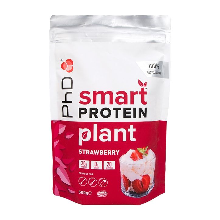 PhD Smart Protein Plant Salted Caramel 500g Vegan Sports Nutrition Holland&Barrett