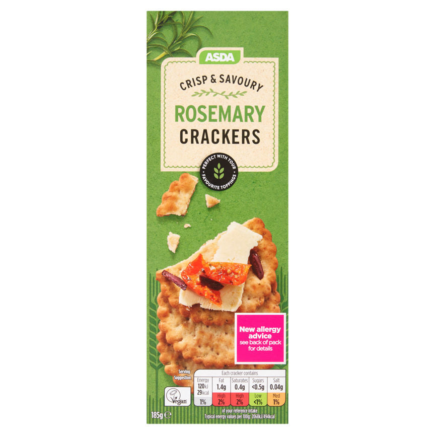 ASDA Rosemary Crackers GOODS ASDA   